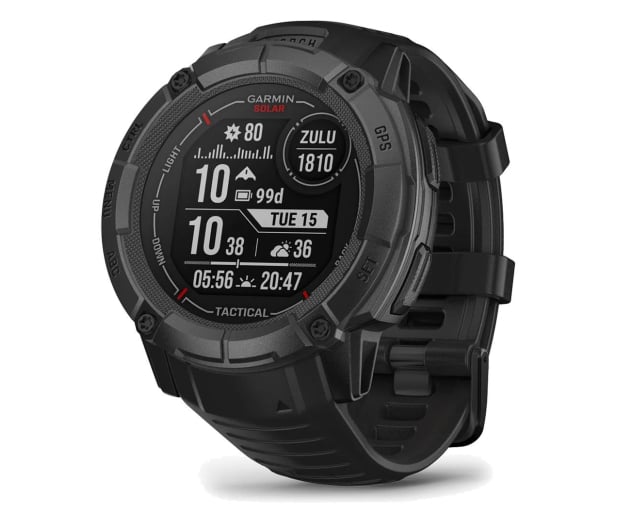 Garmin Instinct 2X Solar Tactical 50mm czarny - 1154522 - zdjęcie
